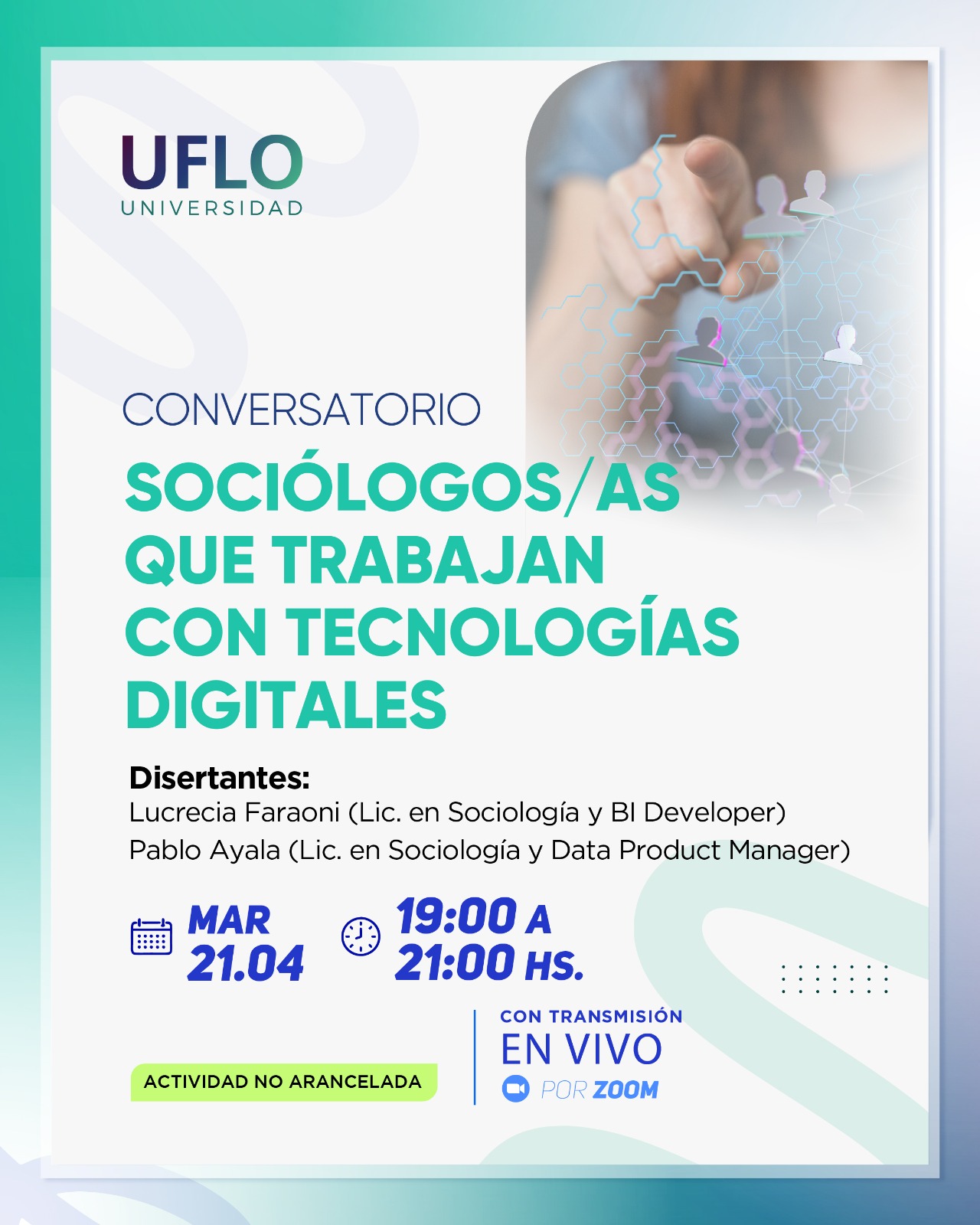 [Conversatorio virtual] Sociólogo/as que trabajan con tecnologías digitales