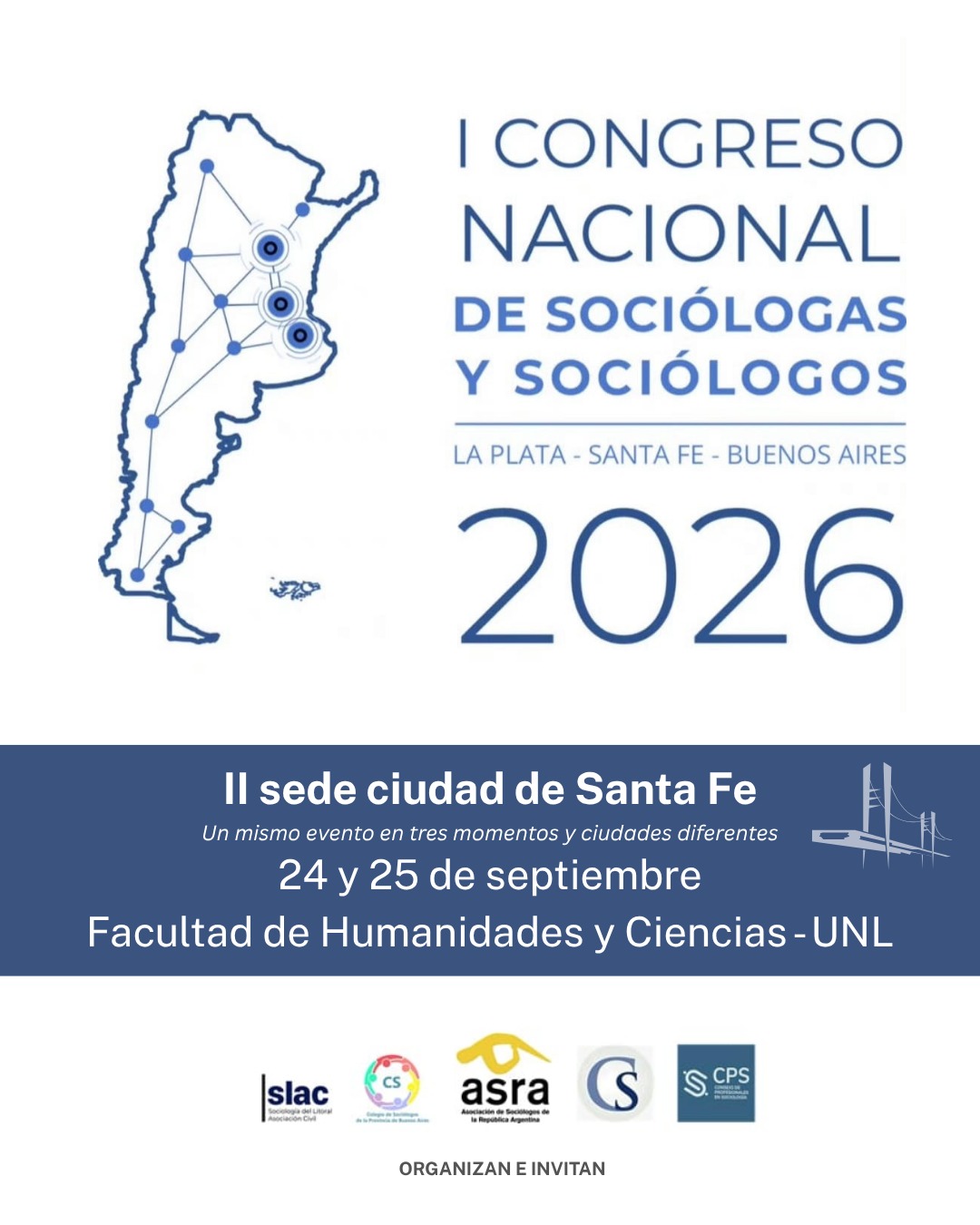 El Congreso Nacional de Sociólogas y Sociólogos llega a Santa Fe